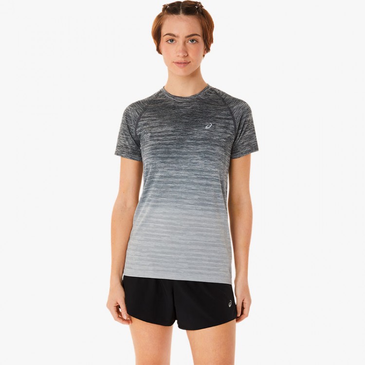 ASICS SEAMLESS SS W GREY T-SHIRT