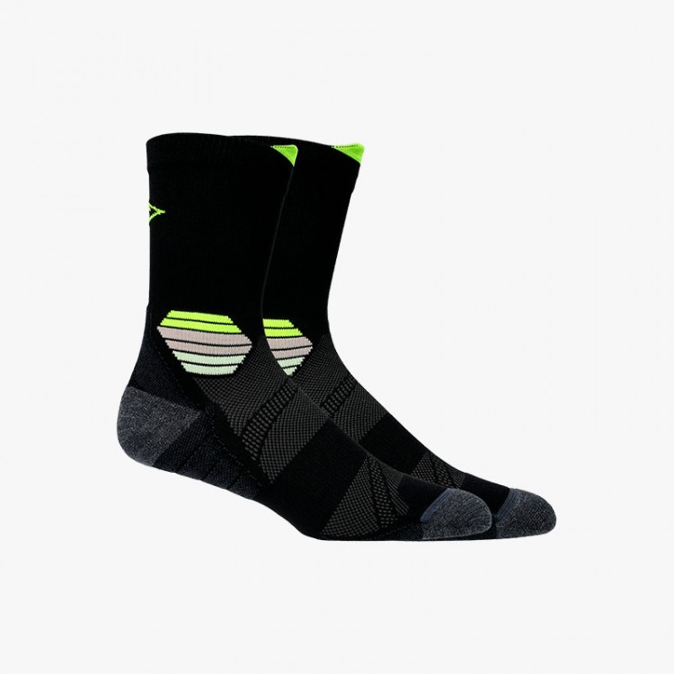 ASICS FUJITRAIL RUN CREW SOCKS BLACK