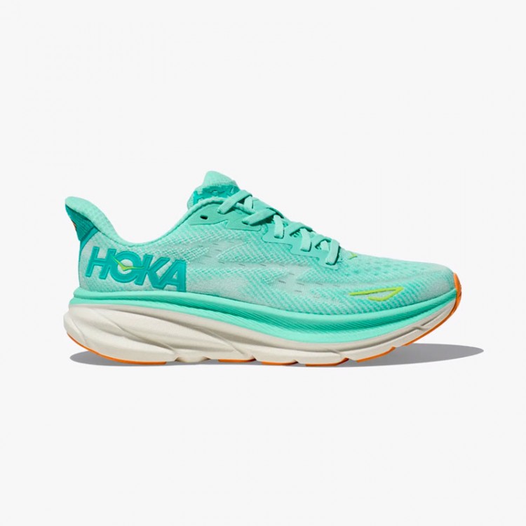 HOKA CLIFTON 9 W SEAFOAM/AQUA BREE