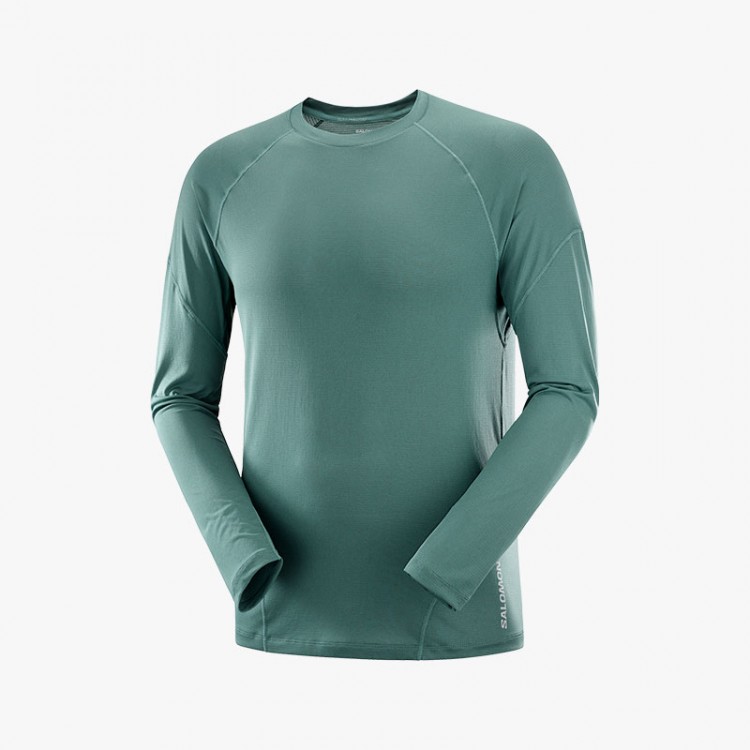 CAMISETA SALOMON CROSS RUN LS NORTH ATLANTIC