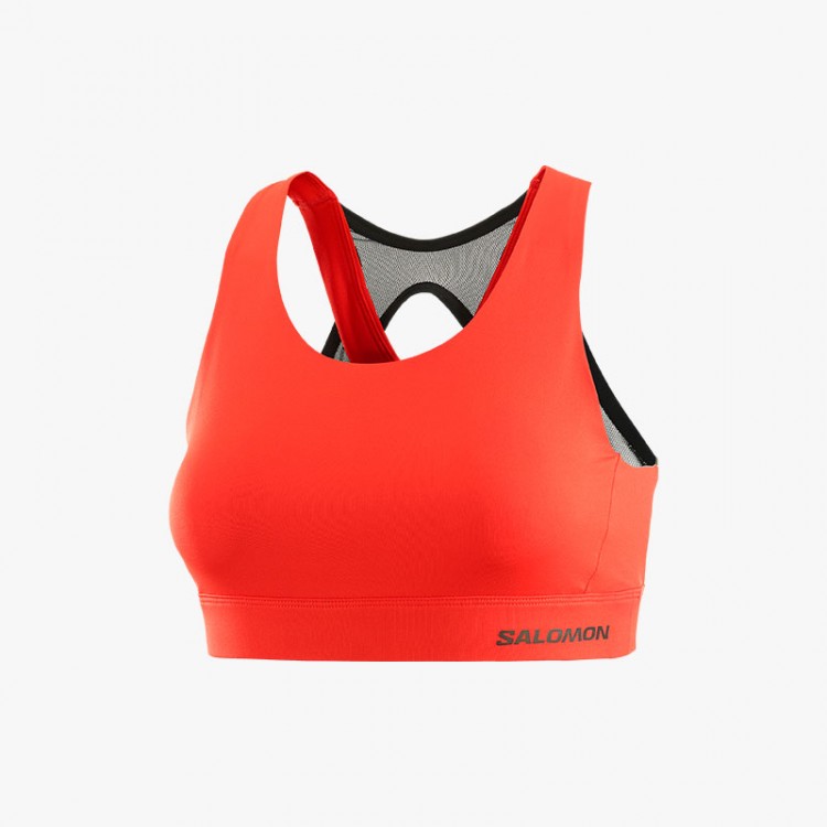 BRA SALOMON CROSS RUN W RED