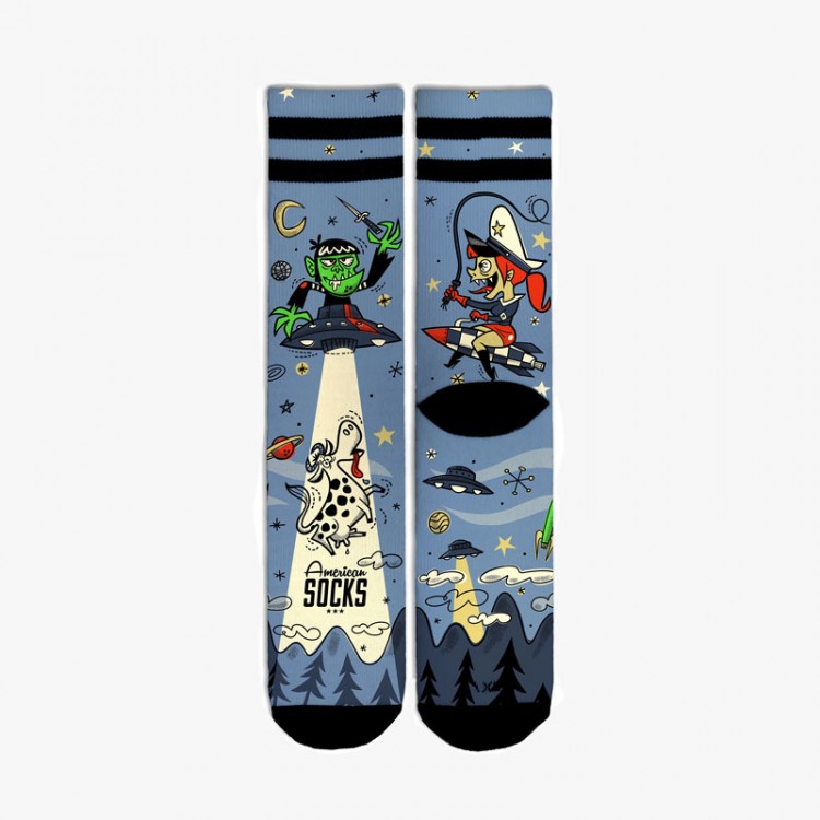 AMERICAN SOCKS ALIEN SNATCH SOCKS