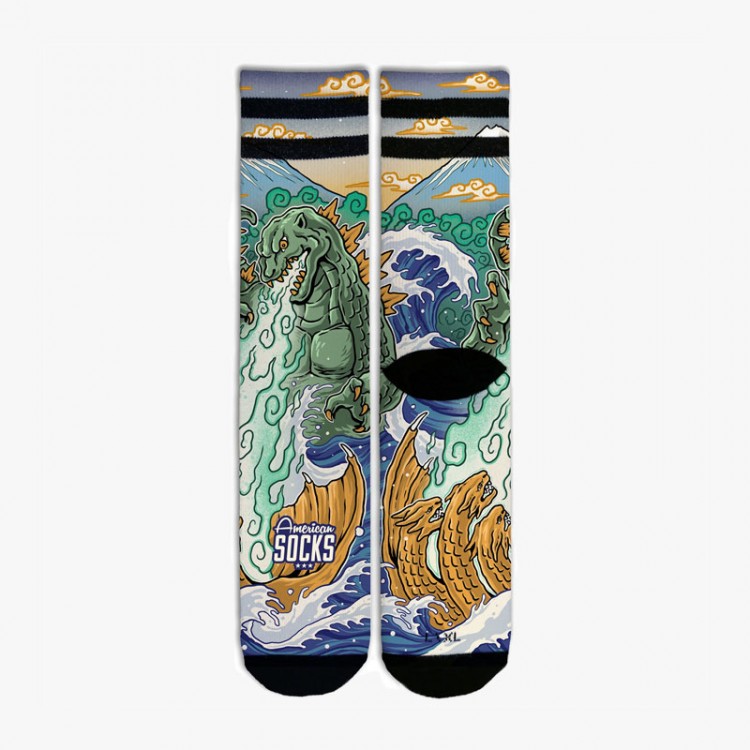 AMERICAN SOCKS KAIJU KING SOCKS