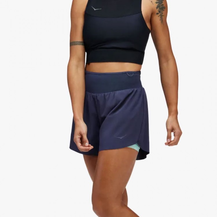 HOKA SKYGLIDE SHORT W OURTER SPACE PANT