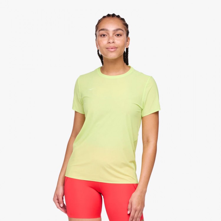 CAMISETA HOKA AIROLITE RUN W LETTUCE