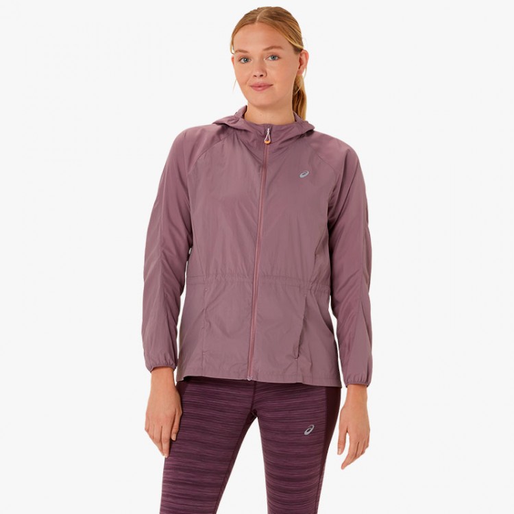 ASICS ROAD PACKABLE WINDBREAKER PURPLE