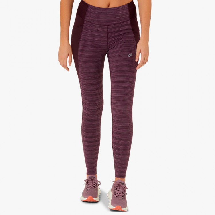 ASICS NAGINO RUN TIGHT W MAROON LEGGINGS