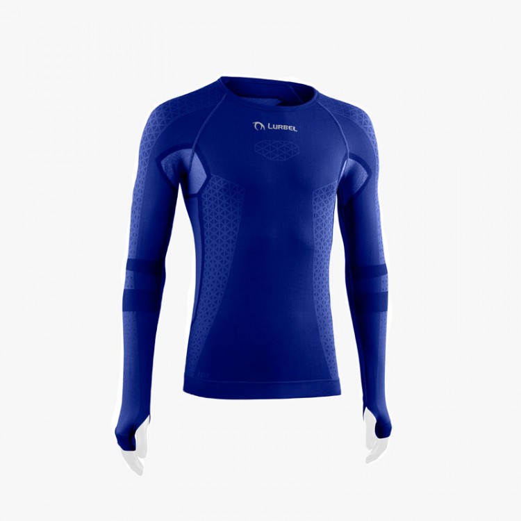 LURBEL CRISTALLO THERMO-REGULATING T-SHIRT BLUE