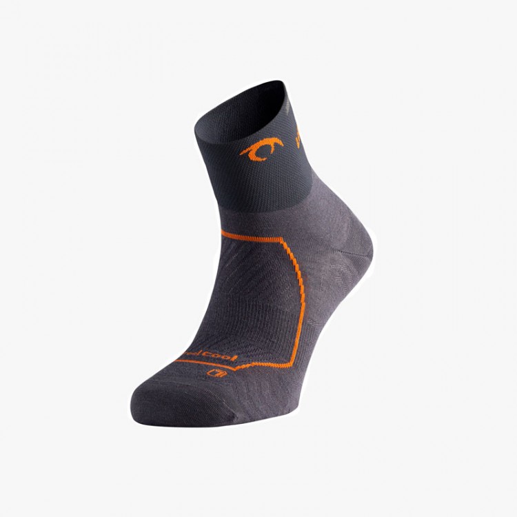 LURBEL RACE THREE SOCKS MARENO/ORANGE