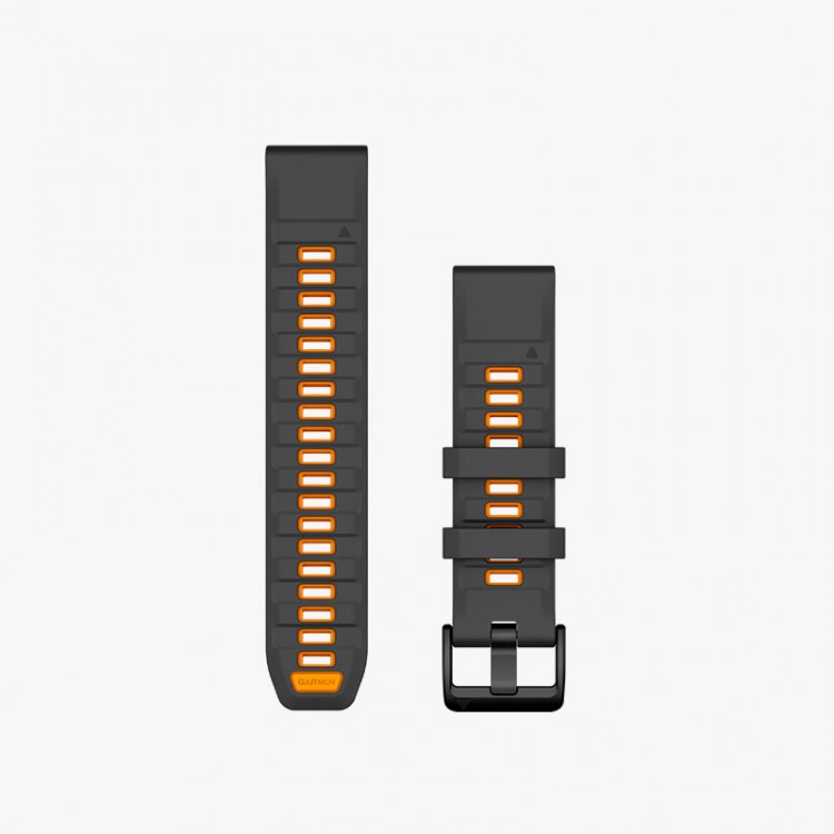 GARMIN QUICKFIT 22MM STRAP GRAY/ORANGE