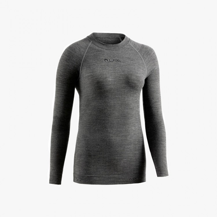 THERMAL T-SHIRT LURBEL MERINO LONG W GRAY