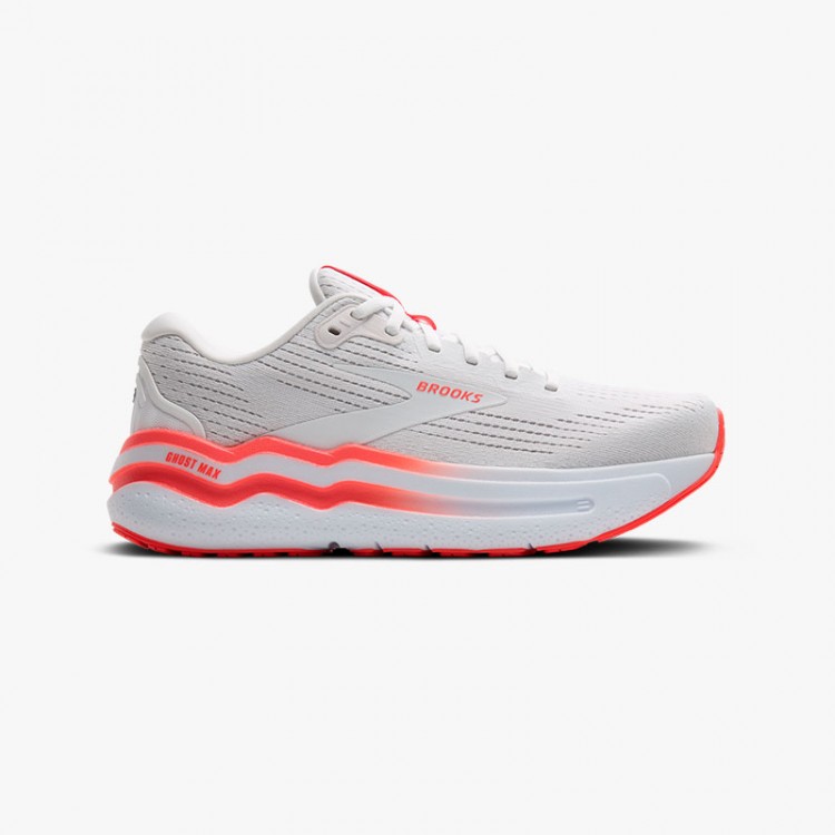 BROOKS GHOST MAX 2 W WHITE/RED