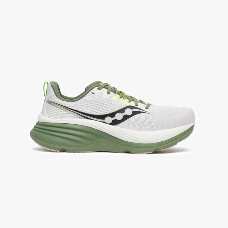 SAUCONY HURRICANE 24 WHITE/OLIVINE