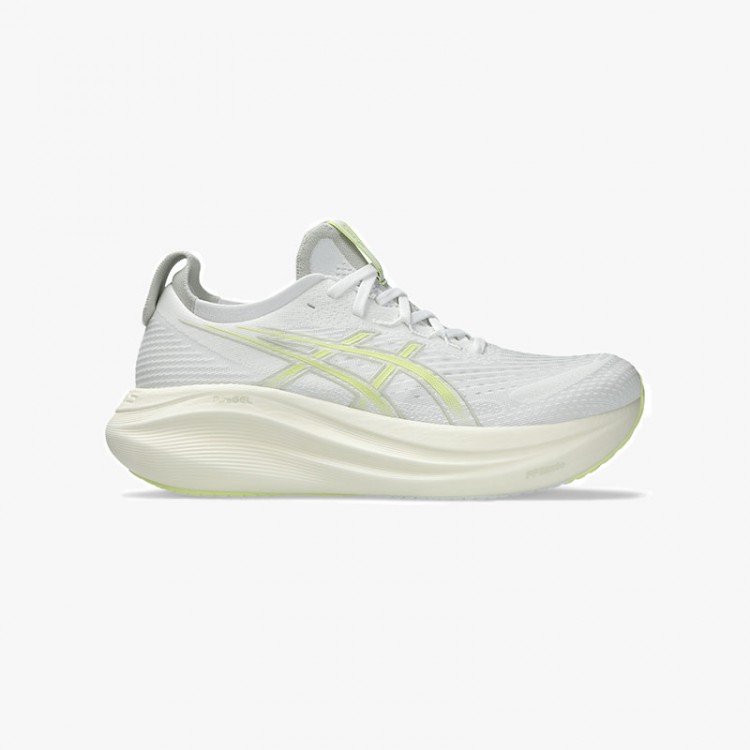 ASICS GEL NIMBUS 27 WHITE/LIME