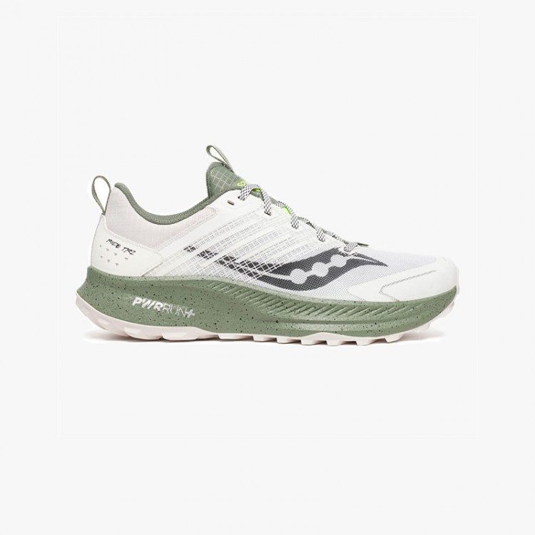 SAUCONY RIDE TR2 WHITE/OLIVINE