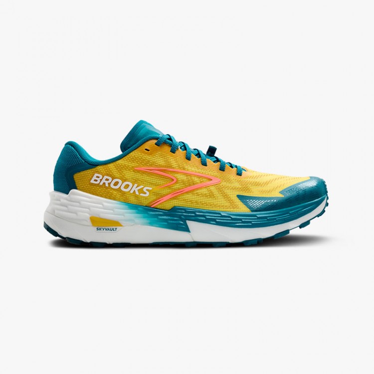 BROOKS CATAMOUNT 4 AZUL/AMARILLO