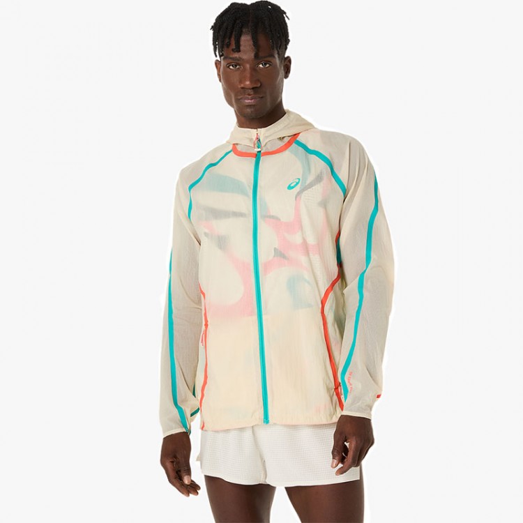 ASICS LIMITED SERIES WINDBREAKER ROAD CORAL