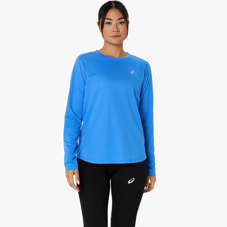 ASICS CORE LS W BLUE T-SHIRT