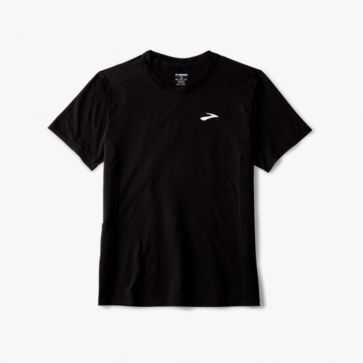 CAMISETA BROOKS ATMOSPHERE SHORT SLEEVE 3.0 NEGRO