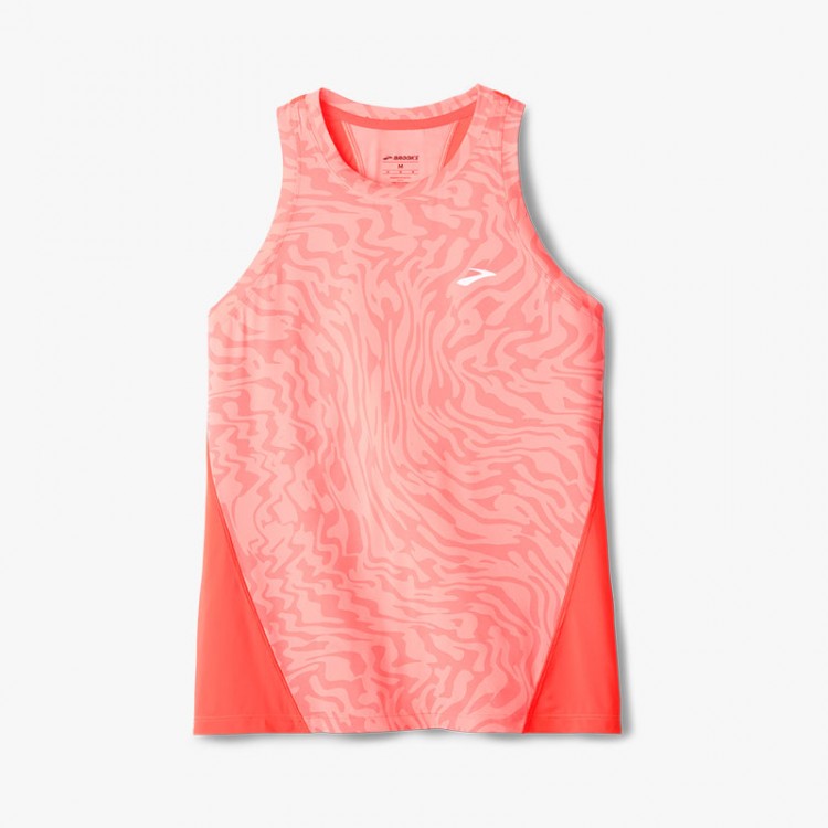 T-SHIRT BROOKS SPRINT FREE TANK 3.0 ORANGE