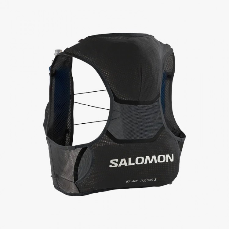 MOCHILA SALOMON S/LAB PULSAR 3 SET NEGRO/BLANCO