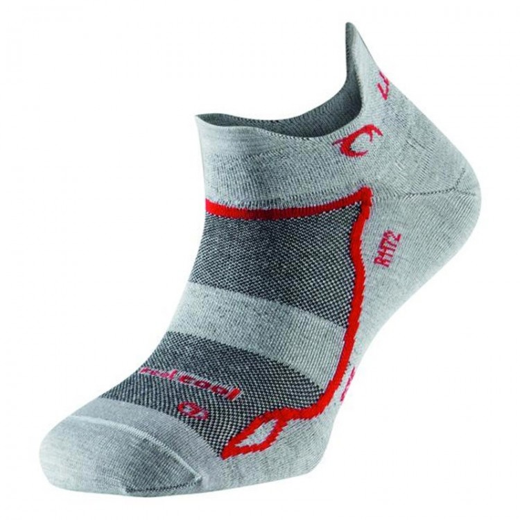 CALCETINES LURBEL TINY GRIS / ROJO