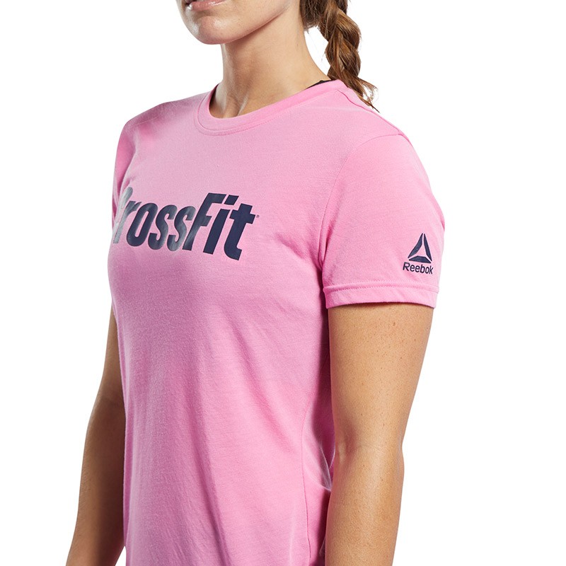 camisetas reebok crossfit rosas