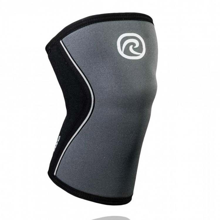 KNEE BRACE REHBAND 5MM GREY BLACK