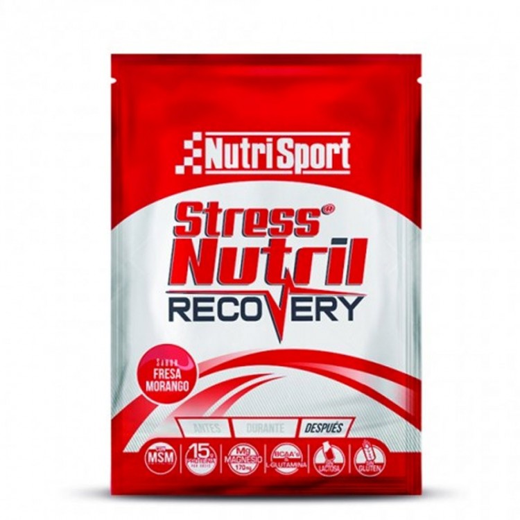 NUTRISPORT STRESSNUTRIL RECOVERER SINGLE DOSE STRAWBERRY