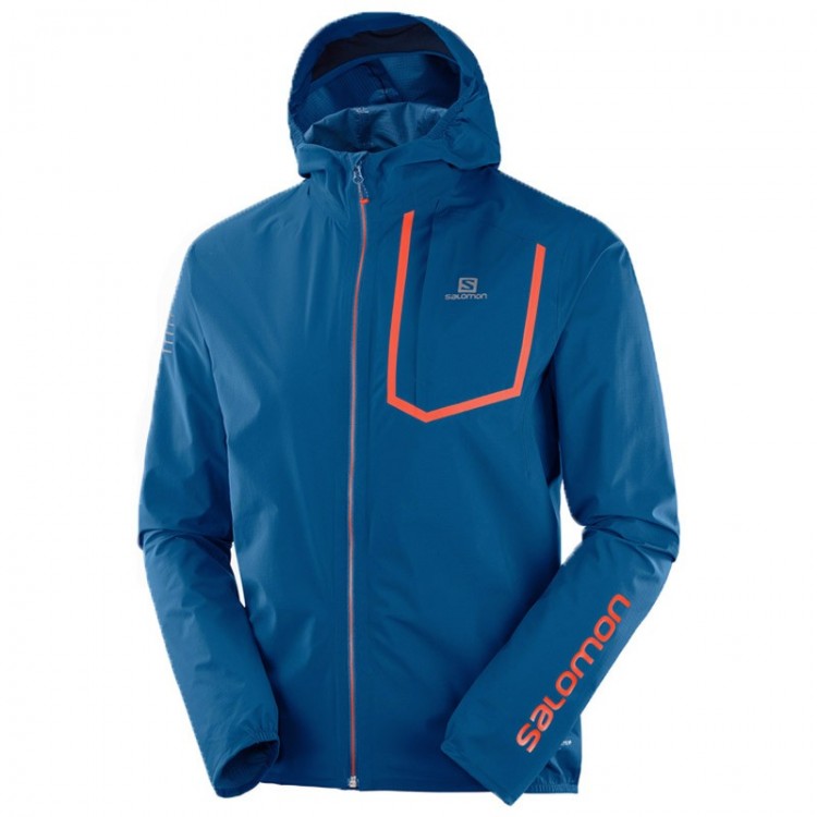 SALOMON BONATTI PRO WP JKT AZUL/NARANJA