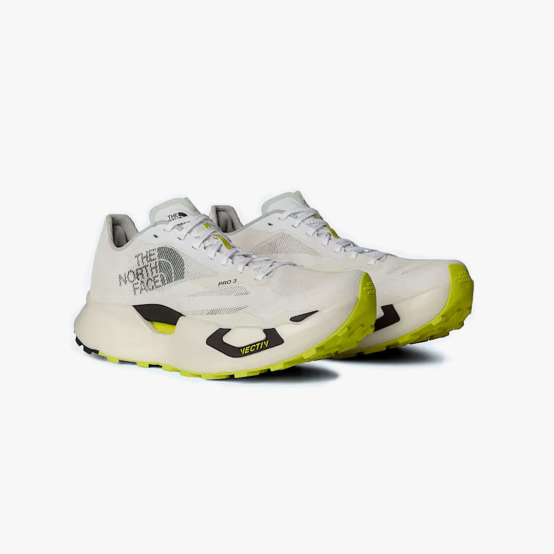 The North Face Summit Vectiv Pro 3 White Ash/Sulphur Spring Green