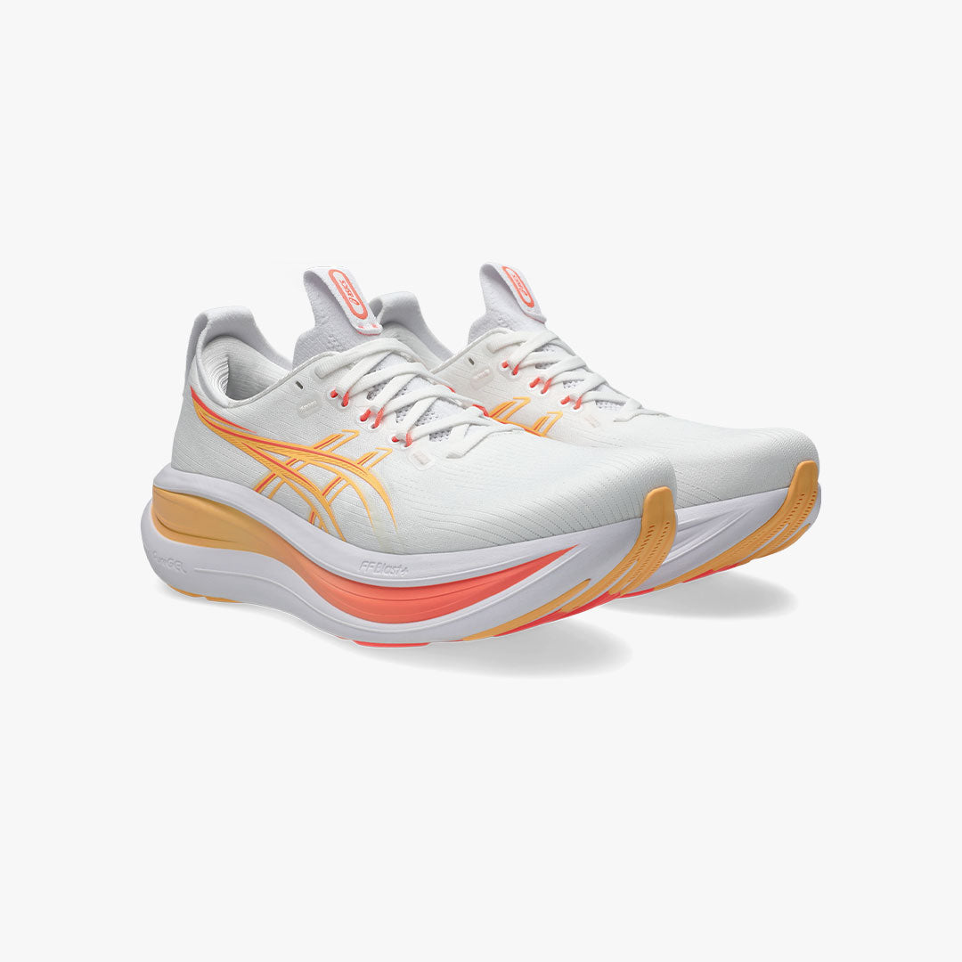 Asics Gel Nimbus 28 W White/Sun Coral