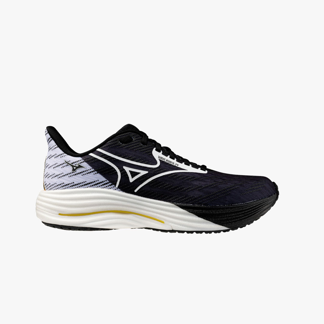 Mizuno Wave Rider 29 Black/White/Gold