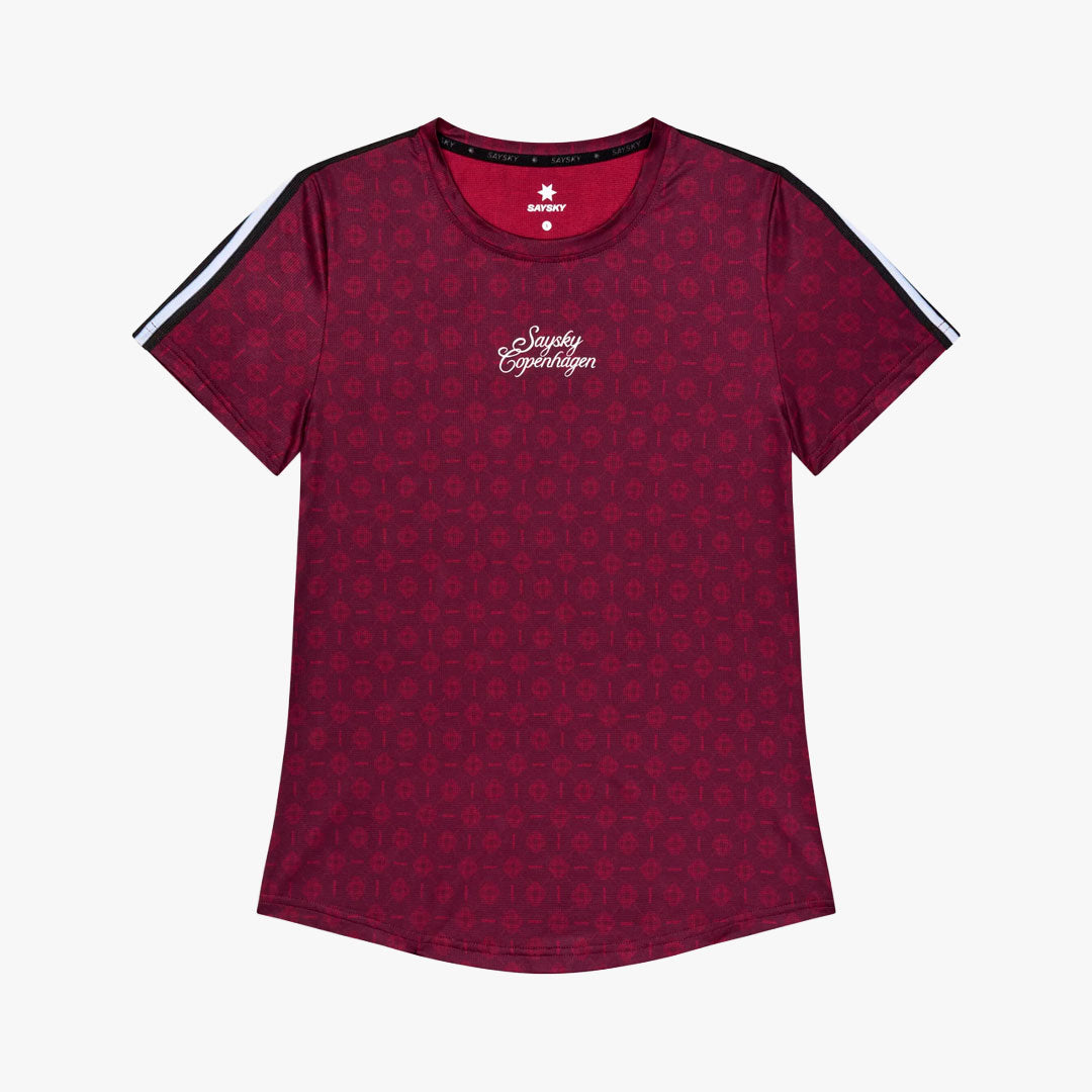 Camiseta Saysky Courture Combat W Burgundy