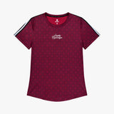 Camiseta Saysky Courture Combat W Burgundy