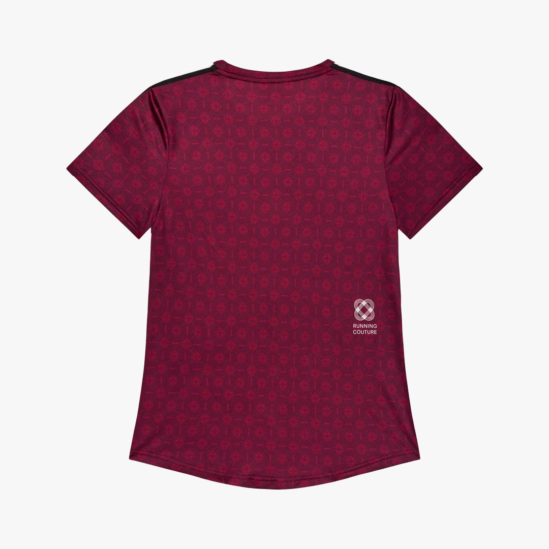 Camiseta Saysky Courture Combat W Burgundy