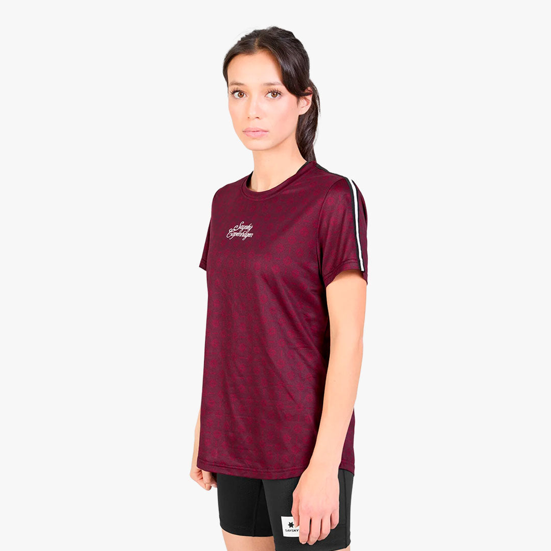 Camiseta Saysky Courture Combat W Burgundy