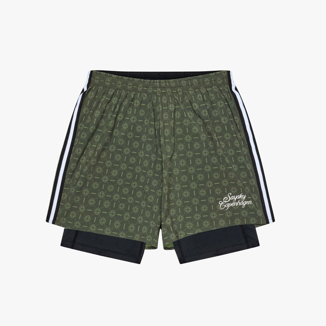 Pantalón Saysky Couture Pace 2in1 5" Green