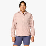 Chaqueta Brooks Canopy Packable  W Rose Dust
