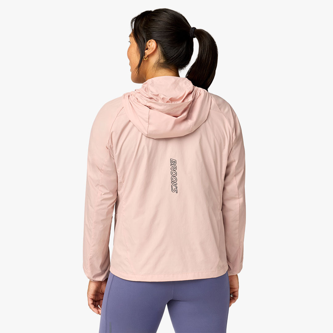 Chaqueta Brooks Canopy Packable  W Rose Dust