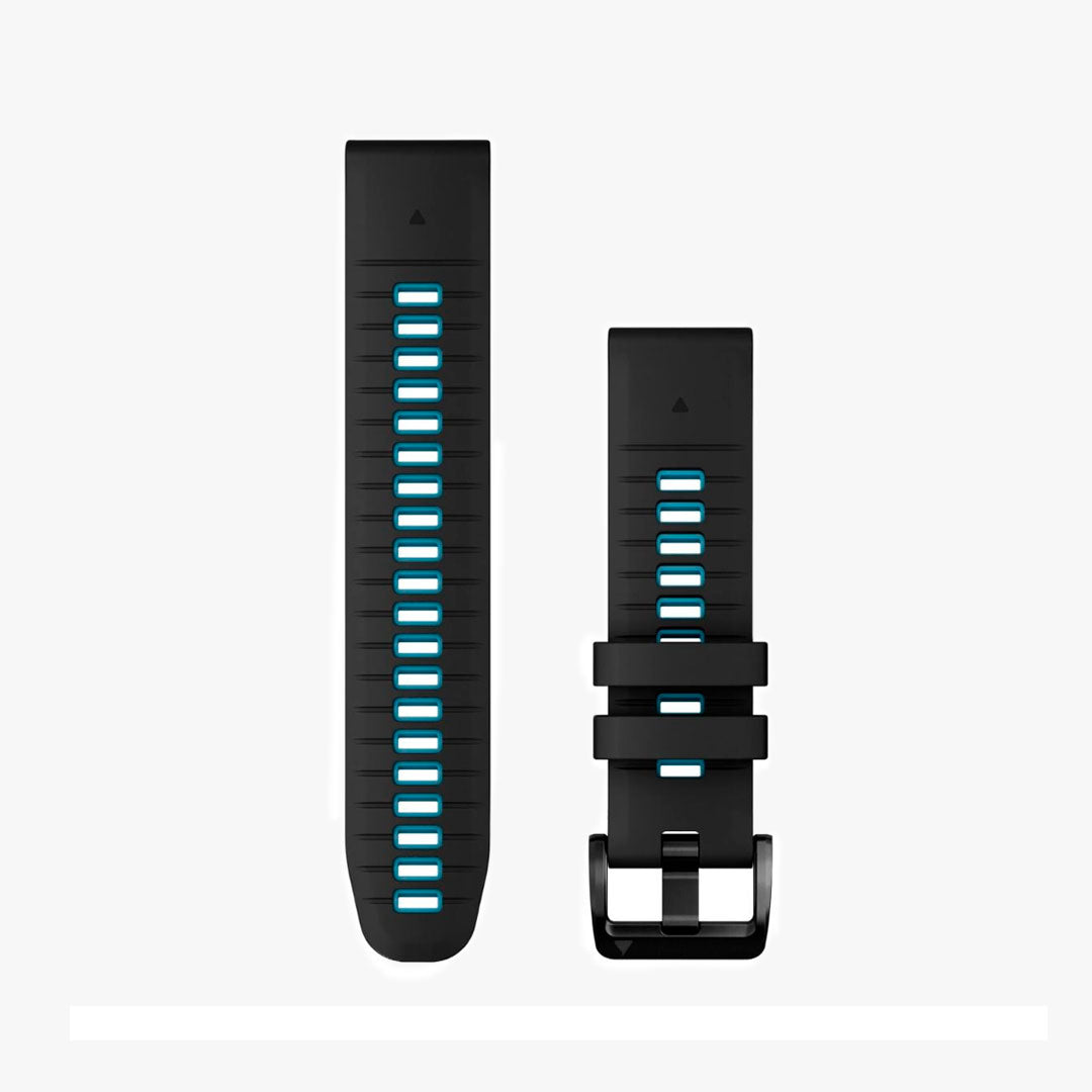 Correa Garmin Quickfit 22mm Blue/Black Silicone