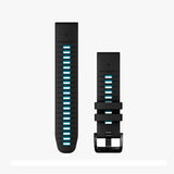 Correa Garmin Quickfit 22mm Blue/Black Silicone