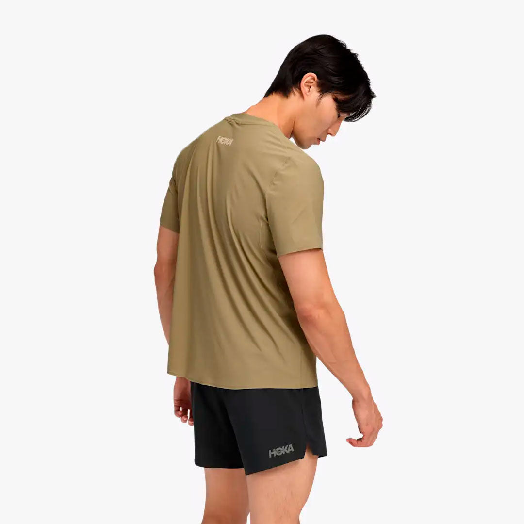 CAMISETA HOKA AIROLITE SHORT SLEEVE 2.0 WILD MUSHROOM