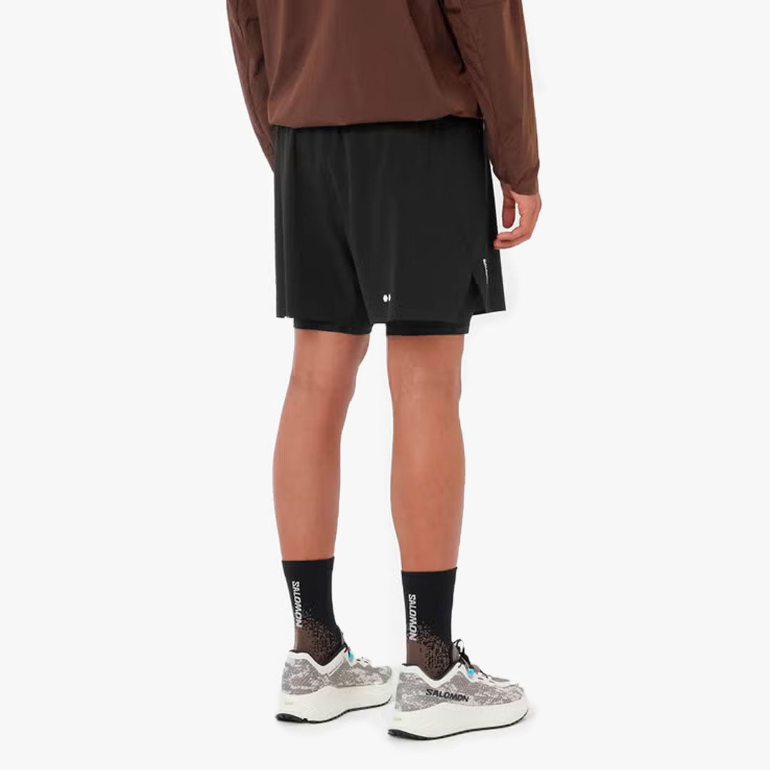 PANTALÓN SALOMON SENSE AERO 2IN1 TRAIL 5” DEEP BLACK