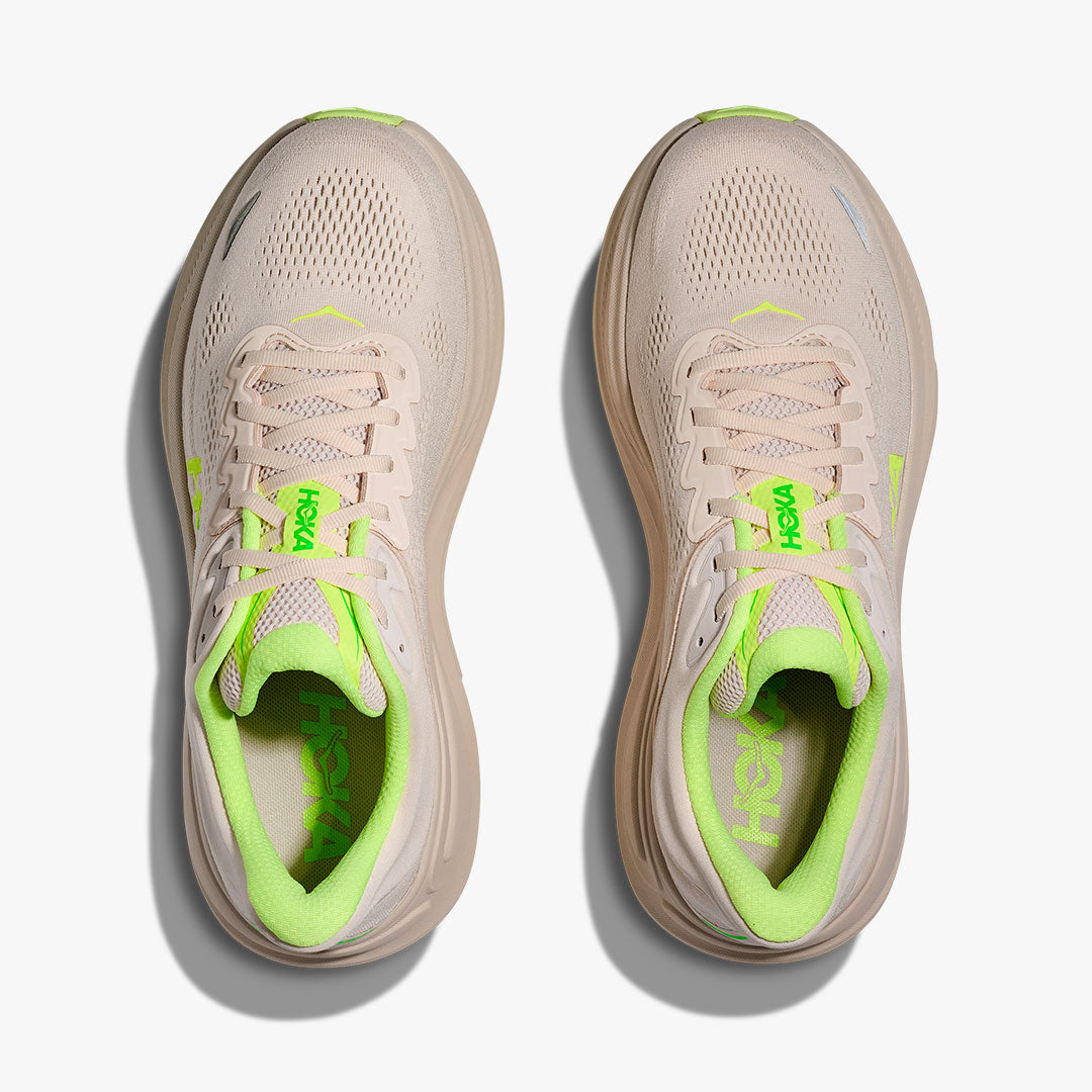 HOKA BONDI 9 GROUT/NEON YUZU