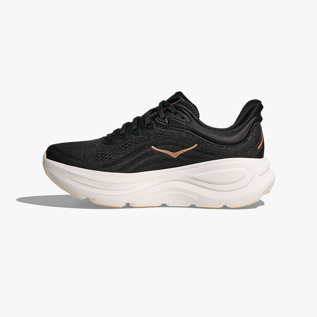 HOKA BONDI 9 W BLACK/ROSE GOLD