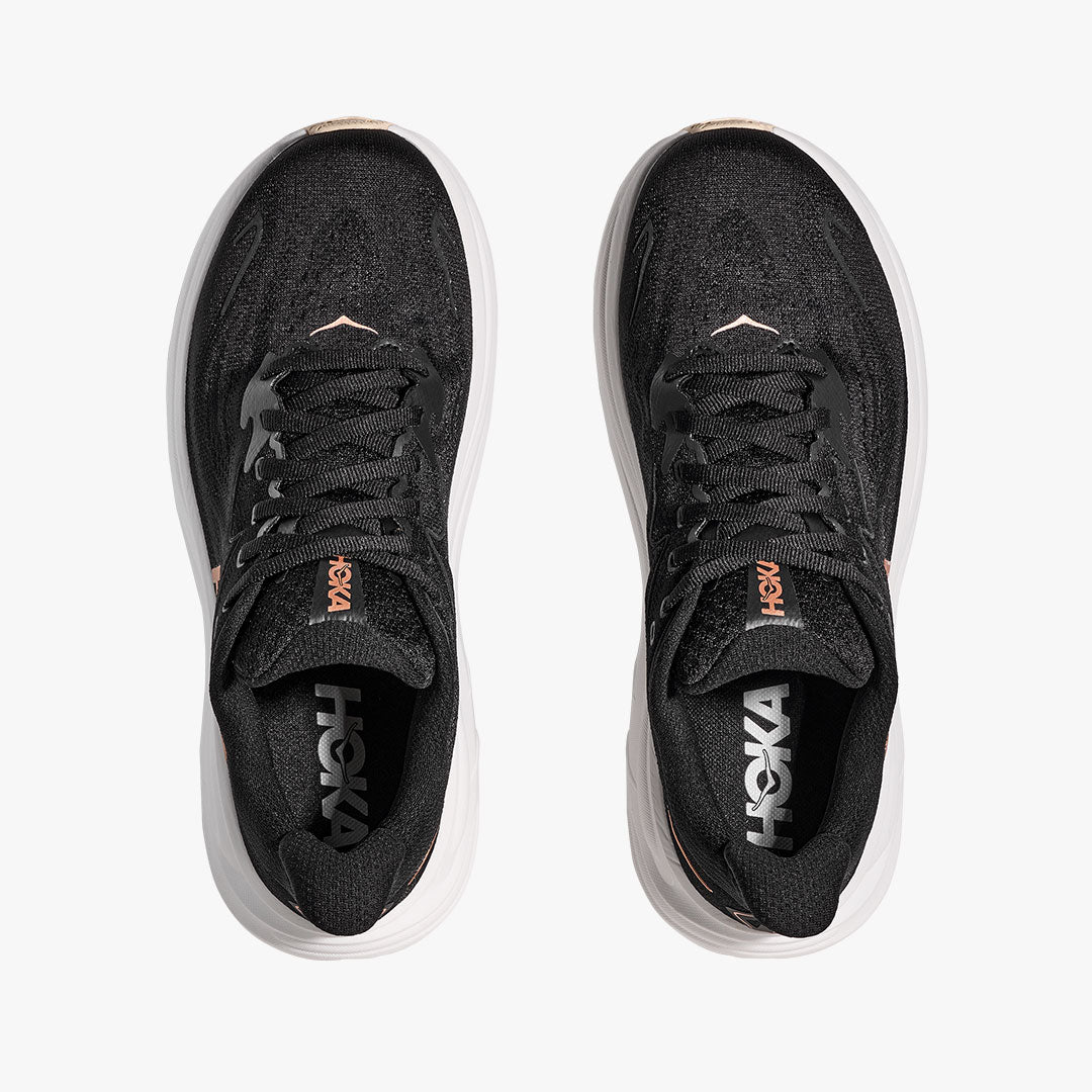 HOKA CLIFTON 10 W BLACK/ROSE GOLD