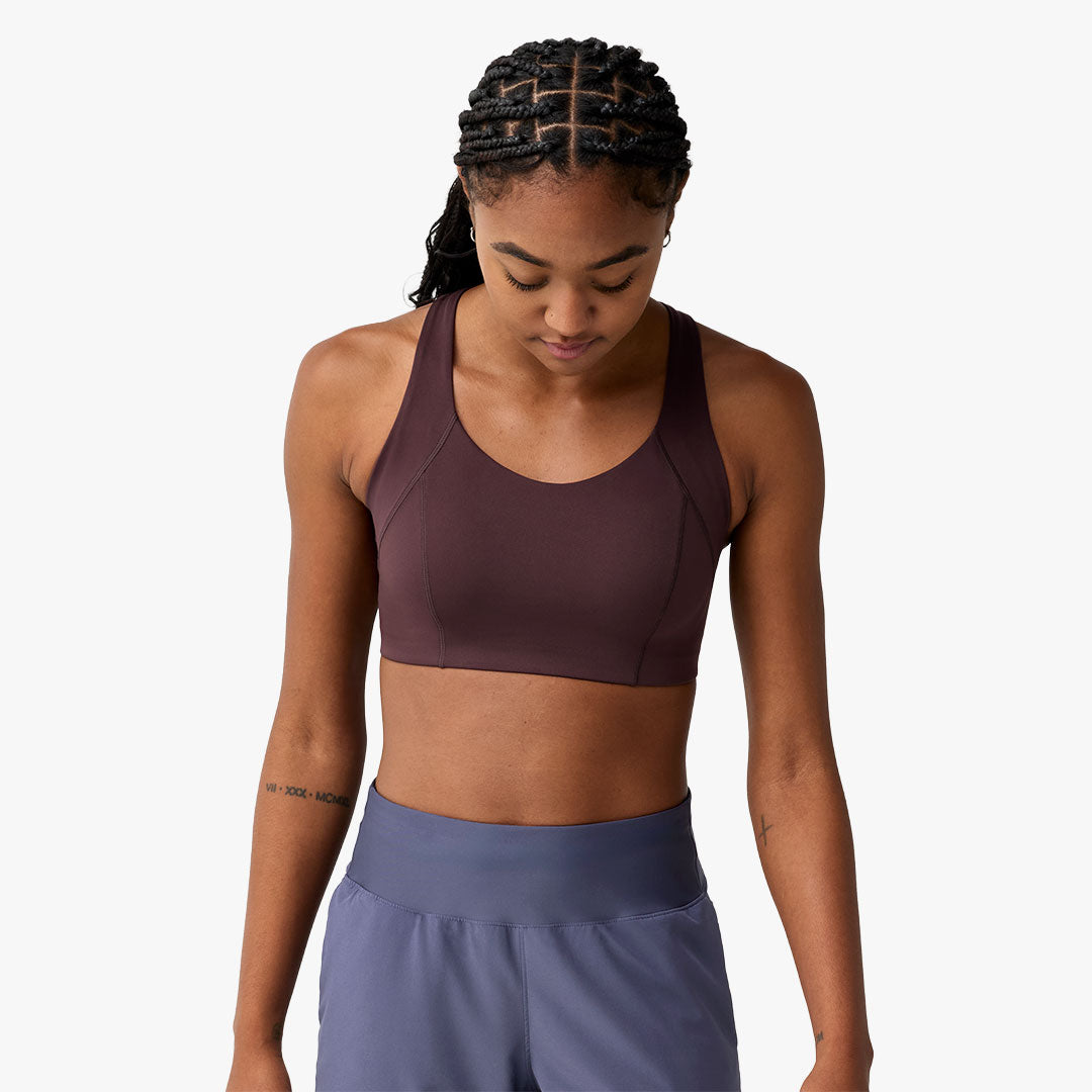 Bra Brooks Chaser Padded W Cocoa