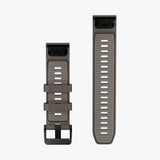 Correa Garmin Quickfit 22mm Pebble Grey/Silver