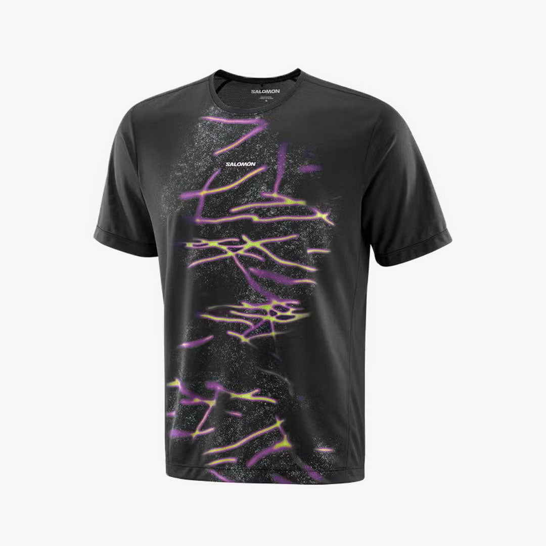 Camiseta Salomon Shakeout Core Graphic Deep Black